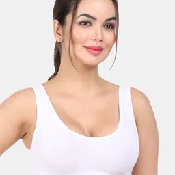 Amour Secret Non Padded Non-Wired Full Coverage Seamless Slip-On Bra image 2