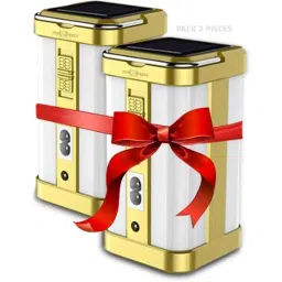 Pick Ur Needs 40W Gold Solar Rechargeable Emergency LED Floor Lantern with 4 Side Tube, 860s (Pack of 2)-picture-41