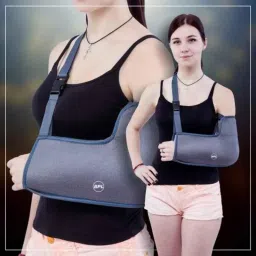 BPL Lightweight Adjustable Plastic Grey Arm Sling, Size: XL, BPL-04L image 3