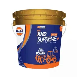 Gulf 1L Xhd Supreme+ 15W-40 &a; Gas Engine Oil for Truck &a; Buses, GUL-VAJEL0-23