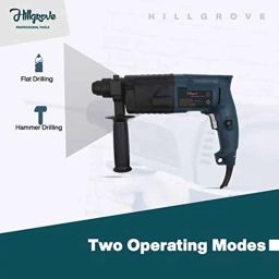 Hillgrove 750W Forward &a; Reverse Rotation Hammer Impact Drill Machine with 3 Bits &a; 5 in 1 Screwdriver, HGCM1190 image 4