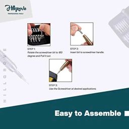 Hillgrove 25-in-1 Portable Pocket Screwdriver &a; Line Tester Set, HGCM1267 image 5