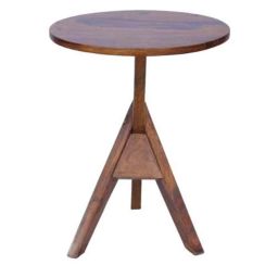 Muebles Casa Lativa Walnut Finish Sheesham Wood Side Table, MFMMG019-picture-28