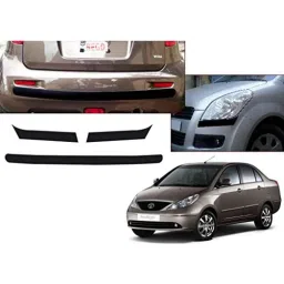 Auto Pearl 4 Pcs PVC Car Bumper Protector for Tata Indigo CS-picture-13