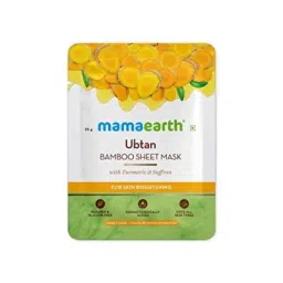 Mamaearth 25g Ubtan Bamboo Skin Brightning Sheet Mask, MAE2019-40