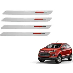 Kozdiko 4 Pcs White &a; Red Designer Car Bumper Protector Set for Ford Ecosport-picture-37