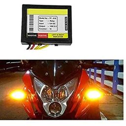Meenu Arts Bike Hazardious Flasher with On-Off Switch for All LED/Bulb Indicators R-31-6