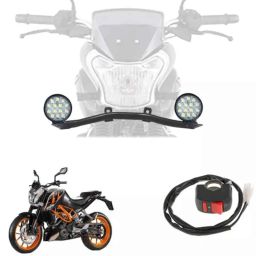 Cartronics 42W Complete Lighting System 14 Led Round Fog Lamp Light for Ktm 390 Duke Abs, CAR-V7LVL9-picture-19