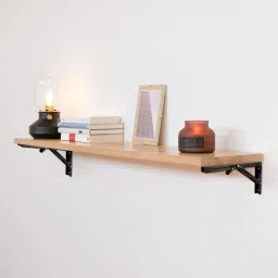4tens Shelf Brackets, Heavy Duty Metal Collapsible Shelf Bracket for Space Saving 20cm x 9.7cm Shelf Bracket image 5