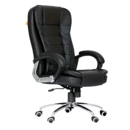 Da URBAN Bempton Black High Back Revolving Leatherette Ergonomic Chair-picture-40