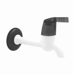 APL Apollo Edge ABS White Long Body Bib Cock with Flange, TP046-picture-41