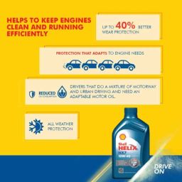 Shell 1L Helix HX7 10W-40 API SN Semi Synthetic Engine Oil image 2