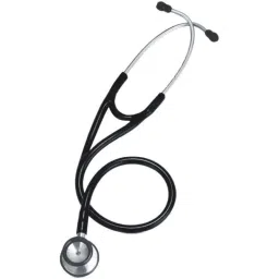 CardiacCheck 24 inch Black Stainless Steel Stethoscope, CADCHSTHOCR-20