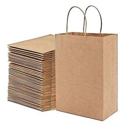 PRB Bags 1-5kg Brown Kraft Paper Shopping Bag (Pack of 100)-image-29