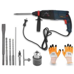 Walkers 1200W 26mm Rotary Hammer Drill Machine with 4 Bits, 13mm Chuck &a; Gloves, WKFC019-24