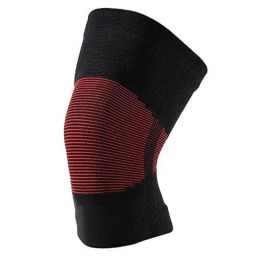 LP Support 641 Cotton Black Knee Support, Size: S-48