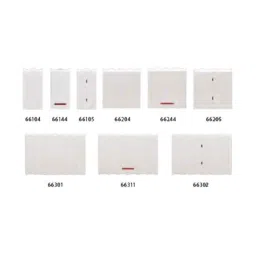 Anchor Roma Urban 20A 2 Module 1 Way White Switch with Indicator, 66244 (Pack of 10)-picture-32