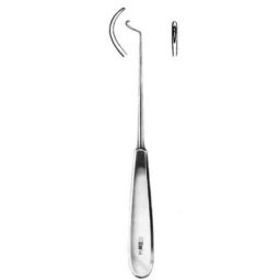 Alis 20cm/8 inch Deschamps Cork Screw Shape Blunt Right Hand, A-GEN-111-20-23