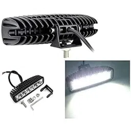 AOW 6 Led Bar Auxillary Bike Fog Lamp Spot Lamp 18W (Pack of 1) for Bullet Electra 350-46