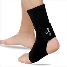 Dr Odin Cotton Black Tailored Support Foot Binder for Injury Recovery &a; Enhanced Stability with Open Heel, Size: M-image-11