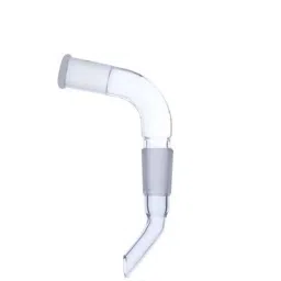 ABGIL B-24 Borosilicate 3.3 Glass Glossy Smooth Finish Receiver Sloping Delivery Adapter, ABG428-9