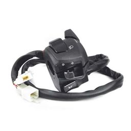 Uno Minda LHS Handle Bar Switch with Wire for Yamaha FZ16 &a; Fazer-N/M/FZ-S, SW-0639B-M01-8