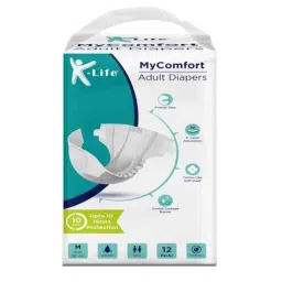 K-Life 12 Pcs 28-45 inch Cotton Pant Style Adult Diapers Set, Size: M-image-22