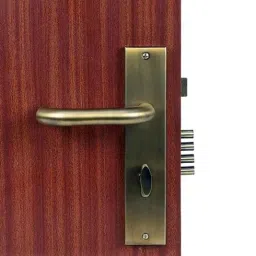 Homexpert MG-1103 10 inch 60mm Stainless Steel Antique Brass Finish Cylindrical Plate One Side Key Mortise Door Lock Set-picture-38