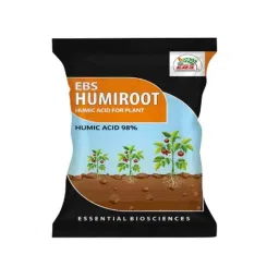 EBS Humiroot 1kg Humic Acid 98% Plants Fertilizer &a; Bio Enhancer with Silicon Wetting Agent for Home Garden &a; Agriculture Use (Pack of 2)-image-44