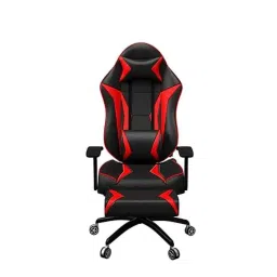 Rekart Faux Leather Orange &a; Black Adjustable Arm Rest Multi Functional Ergonomic Wing Back Gaming Chair with Footrest, MF4 Orange-image-75