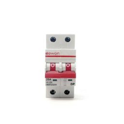Dewon Electric 25A 10kA Double Pole Isolator, CB2002025A-12