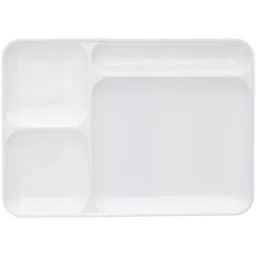 Signoraware White 1.1 Litre Stack Thali, 252 (Pack of 3)-picture-42