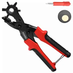 AGARO Vinyl Plastic and Rubber Black &a; Red Belt Punch Plier-picture-25