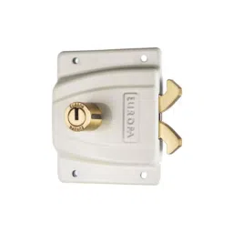 Europa 10 Pin Brass Sliding Wardrobe Furniture Lock with 2 Keys, F367 IV-image-31