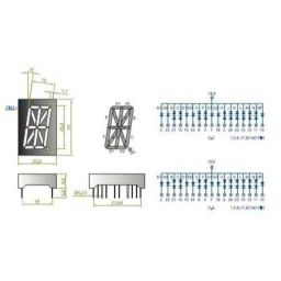 Oasistek 100 Pcs 1 inch Ultra Red Single Digit Display Module Set, TOS-1103 image 2