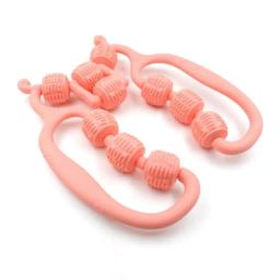 DeoDap Polypropylene Ring Clip Muscle Relaxer Massage Roller with 10 Wheels, 0313-32