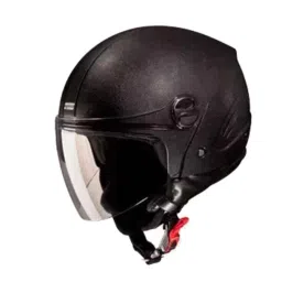 Studds Track Expanded Polystyrene Black With Black Strip Open Face Open Face Helmet, Size: Xtra Large-picture-17