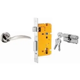 Dorset ML Series Celio 70mm Stainless Steel Patina Finish Door Handle Lock Set with Both Side Key Cylinder (Pack of 3)-picture-14