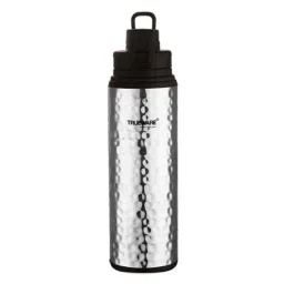 Trueware Fusion Plus 500ml Hammered Lacquer Finish Silver Water Bottle-picture-22