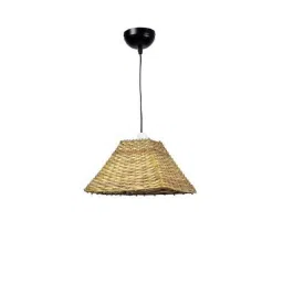 Tucasa Iron Square Shaped Pendent Light with Light Brown Shade, HG-24-image-45