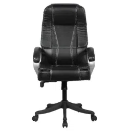 Woodbonds Mali Leatherette Black High Back Executive Office Chair with Tilt Locking, COMFR-400007-BLK-image-34