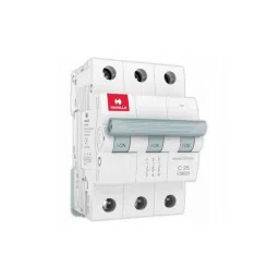 Havells Euro-II 25A Three Pole C Curve MCB, DHMGCTPF025-19