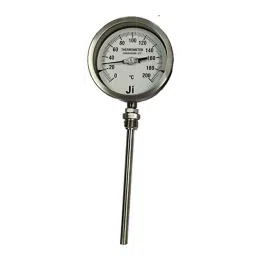Japsin Instrumentation 0-100 deg C Bimetal Dial Thermometer, Connection: 1/2 inch, JI-BMT-2-0