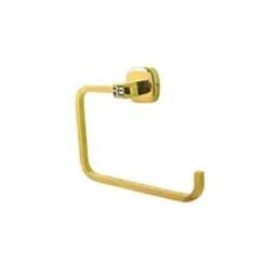 Riya Stainless Steel J4 Gold Towel Ring Jet-picture-38