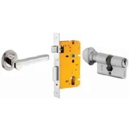 Dorset ML Series Art 70mm Stainless Steel Patina Finish Door Handle Lock Set with Knob &a; Key-image-38