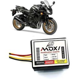 Auto Pearl 12V Black Front &a; Rear Flasher Indicator Light for FZ1-15