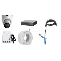CP Plus 5MP IR Indoor &a; Outdoor CCTV Combo Kit with 4Ch DVR, 1 Dome Camera, 4Ch SMPS, 70m Copper Cable &a; Connectors-14