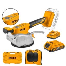 Ingco 2.0Ah 20V Lithium-Ion Tile Vibration Machine with Adjustable Speed &a; 125mm Suction Cup, CTVLI20101-31