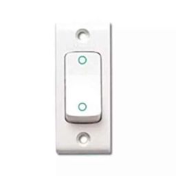 Goldmedal Nixon 20A 1 Way Digital Silver 1 Module Switch with Indicator, 101421-32