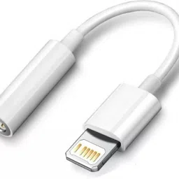 Hespa White Slim 3.5mm AUX Adapter Cable | Lightning Audio Converter Phone Converter-27